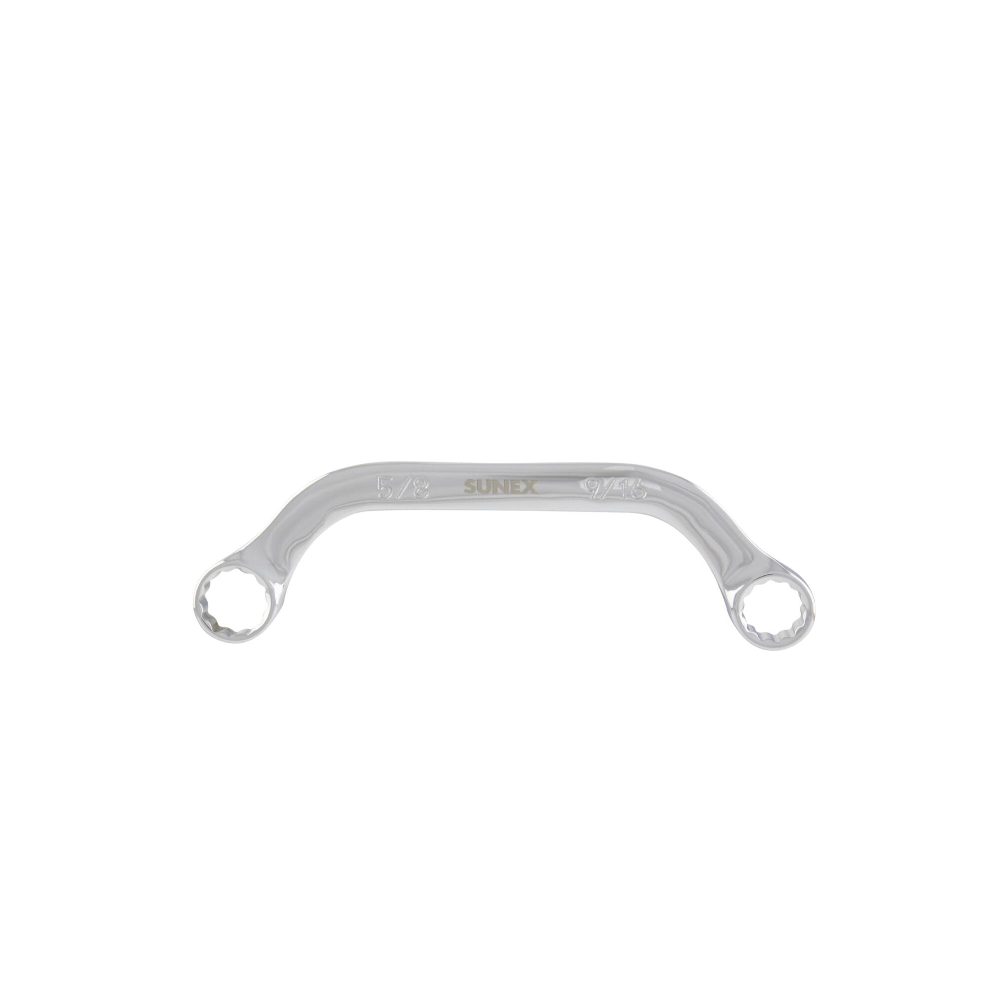 Sunex Tools Half Moon Box Wrench — 9/16in. x 5/8in., Alloy Steel, Model# 993503
